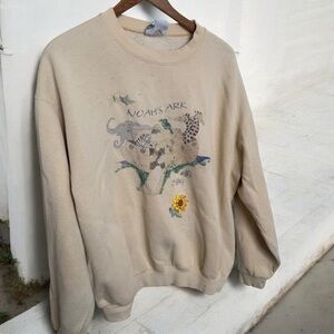 Noah's Ark vintage Beige Sweatshirt L